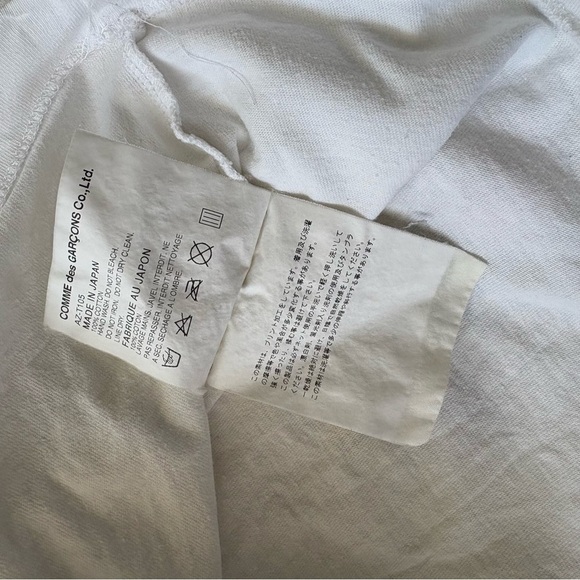 COMMES DES GARCONS CDG Play Japan sz M US sz S Pink Heart Tshirt - Picture 9 of 10